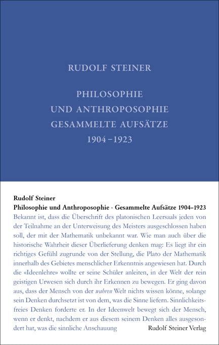 Philosophie und Anthroposophie
