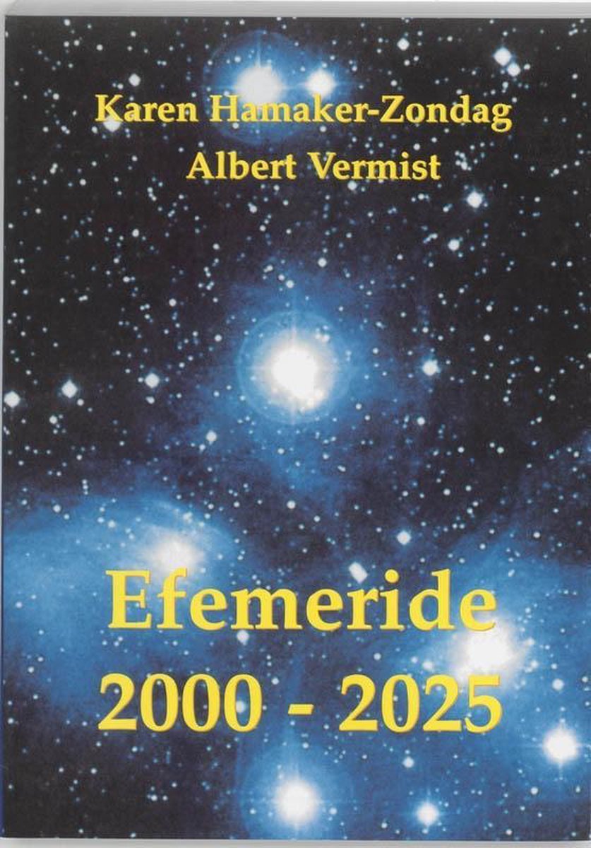 Efemeride 2000-2025 - Karen M. Hamaker-Zondag - 9789020282108