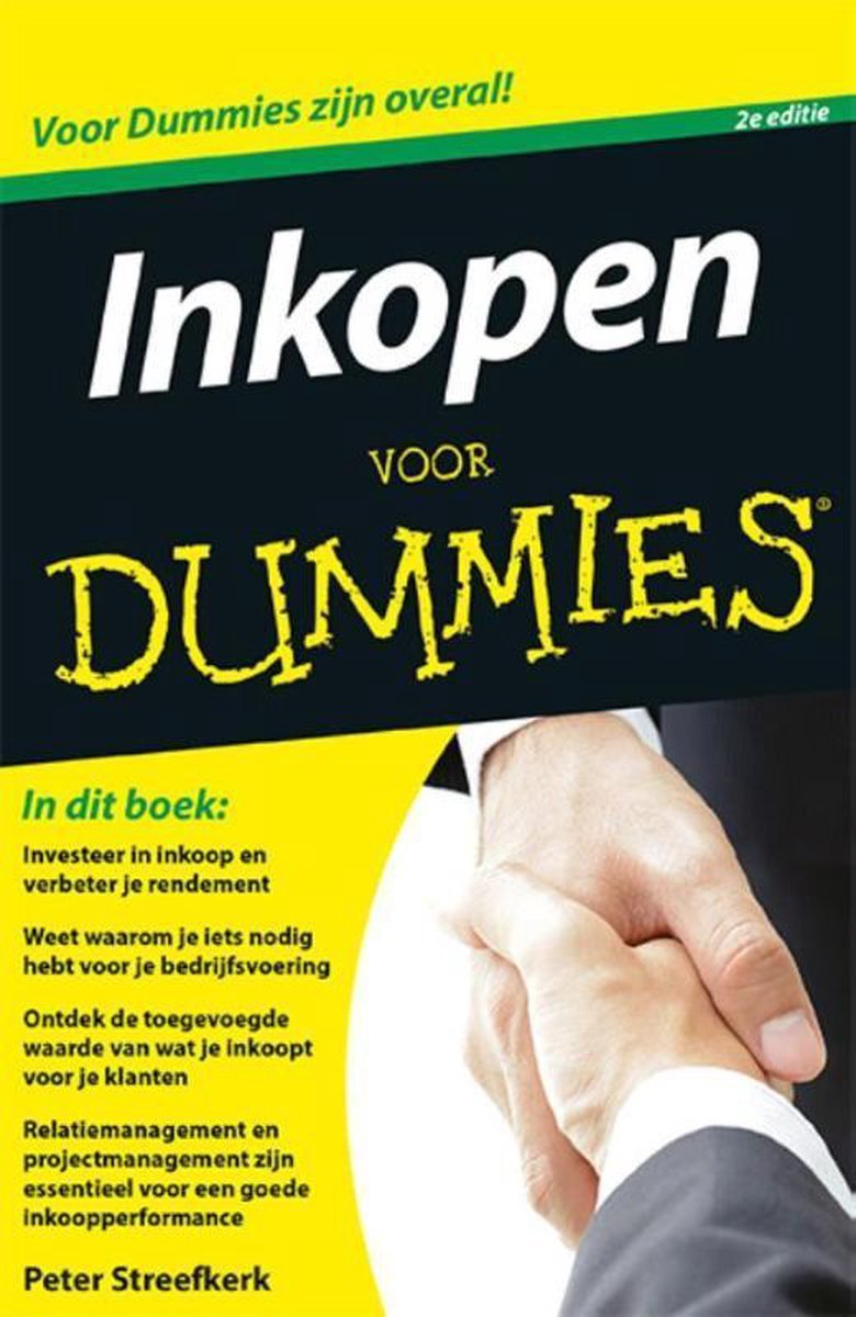 Inkopen voor dummies - Peter Streefkerk - 9789045351315