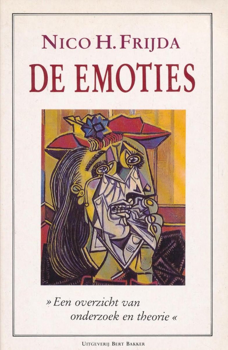 De emoties - Nico Henri Frijda - 9789035106109